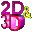 2D & 3D Animator Icon