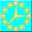 2D Gold Clock Screensaver Icon