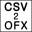 CSV2OFX 4.0.239 32x32 pixels icon