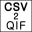 CSV2QIF Icon