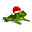 Christmas Super Frog Icon