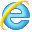 Internet Explorer 9 9.0.8112.16421 Final 32x32 pixel icône