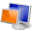Windows Virtual PC (32-bit) 6.1.7600.16393 32x32 pixel icône