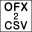 OFX2CSV Icon