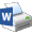 Print To Word Icon