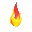 Red-Hot CD/DVD Burner Icon