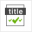 SharePoint Document Auto Title Icon