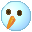 Snowman Skiing Icon