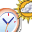 Weather Clock Icon