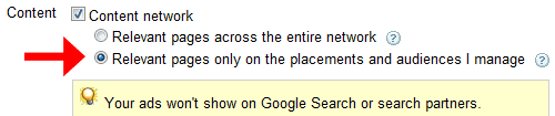 AdWords 4e étape