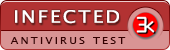 Download3k Rapport antivirus Infected badge