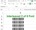 PrecisionID Interleaved 2 of 5 Fonts Screenshot 0