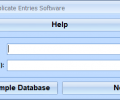 MS Access Delete Duplicate Entries Software Screenshot 0