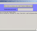 Password Recovery for Corel Paradox Screenshot 0