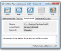 FileMaker Password Recovery Screenshot 0