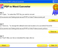 Easy-to-Use PDF to Word Converter Screenshot 0