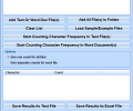 Character and Letter Frequency Count Software Screenshot 0