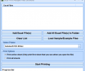 Excel Print Multiple Files Software Screenshot 0
