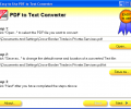 Easy-to-Use PDF to Text Converter Screenshot 0