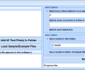 Split Text Files Into Multiple Files Software Screenshot 0