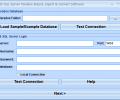 MS SQL Server Paradox Import, Export & Convert Software Screenshot 0