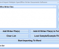 MS Word Import Multiple OpenOffice Writer Documents Software Screenshot 0