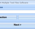 Sybase iAnywhere Import Multiple Text Files Software Screenshot 0