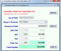 Canadian Sales Tax Calculator Screenshot 0