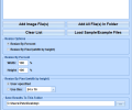 Resize Multiple Image Files Software Screenshot 0