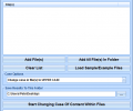 Change Case Of File Content To Proper, Upper, Lower & Sentence Software Screenshot 0