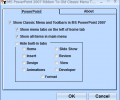 MS PowerPoint 2007 Ribbon To Old Classic Menu Toolbar Interface Software Screenshot 0