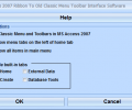 MS Access 2007 Ribbon To Old Classic Menu Toolbar Interface Software Screenshot 0