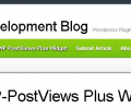 WP PostViews Plus widget Screenshot 0