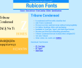 Tribune Condensed Font OpenType Screenshot 0