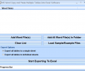 MS Word Copy and Paste Multiple Tables Into Excel Software Screenshot 0