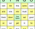 Sight Word Bingo Screenshot 0