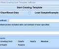 MS Word Photo Greeting Card Template Software Screenshot 0