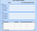 Excel Team Roster Template Software Screenshot 0