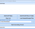 Excel XLSX To XLS Converter Software Screenshot 0
