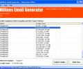 Millions Email Generator Lite Edition Screenshot 0