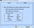 Old Menus For Excel 2010 Software Screenshot 0