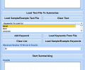 Summarize Large Amounts Of Text Software Screenshot 0