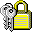 1 Click & Lock 3.498 1 Click & Lock 3.498 32x32 pixels icon